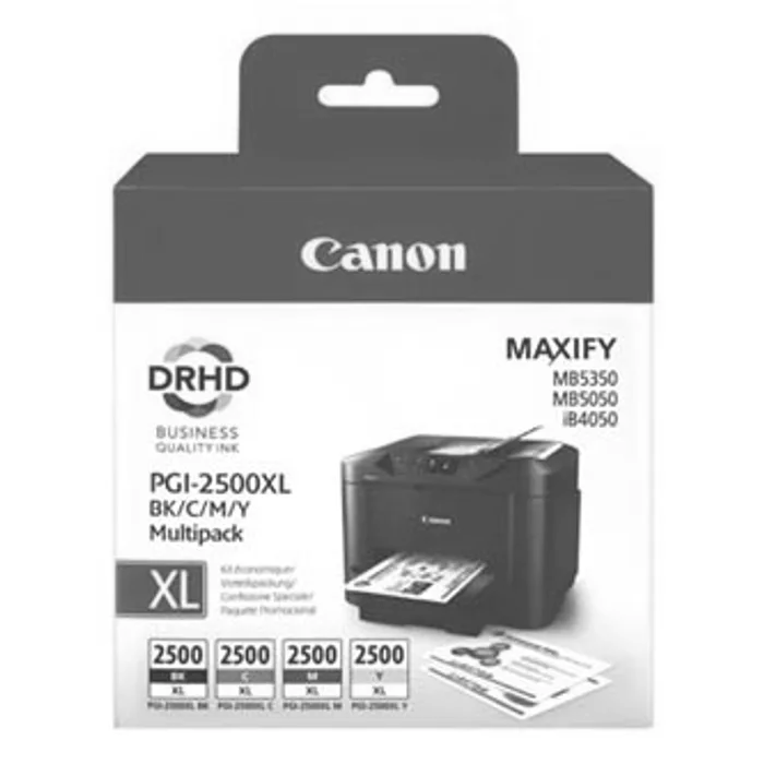 Termék főképe Canon originální ink PGI-2500XL Bk/C/M/Y multipack, black/color, 9254B004, Canon MAXIFY i