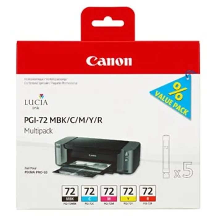 Termék főképe Canon originální ink PGI72 CMYK, CMYK, 6402B009, Canon PIXMA Pro-10