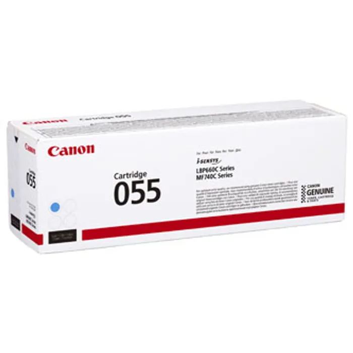 Termék főképe Canon originální toner 055C, cyan, 2100str., 3015C002, Canon MF742Cdw, MF744Cdw, MF746Cx,