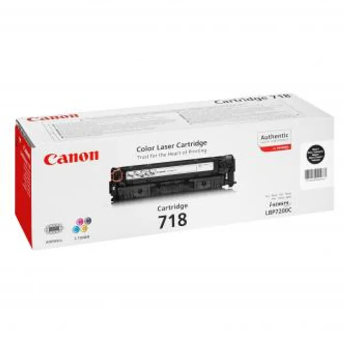 Termék főképe Canon originální toner CRG718, black, 3400str., 2662B002, Canon LBP-7200Cdn, O