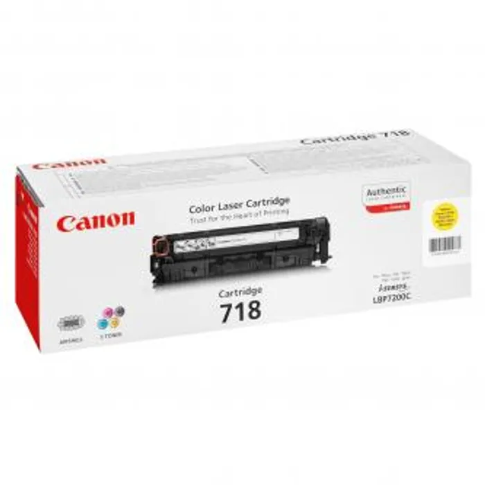 Termék főképe Canon originální toner CRG718, yellow, 2900str., 2659B002, Canon LBP-7200Cdn, O
