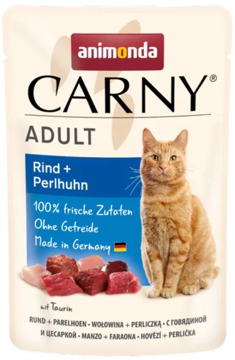 Termék főképe Carny Adult 85 g hovězí + perlička, kapsička pro kočky