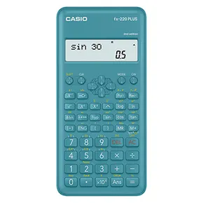 Casio számológép FX 220 PLUS 2E CASIO, kék, iskola