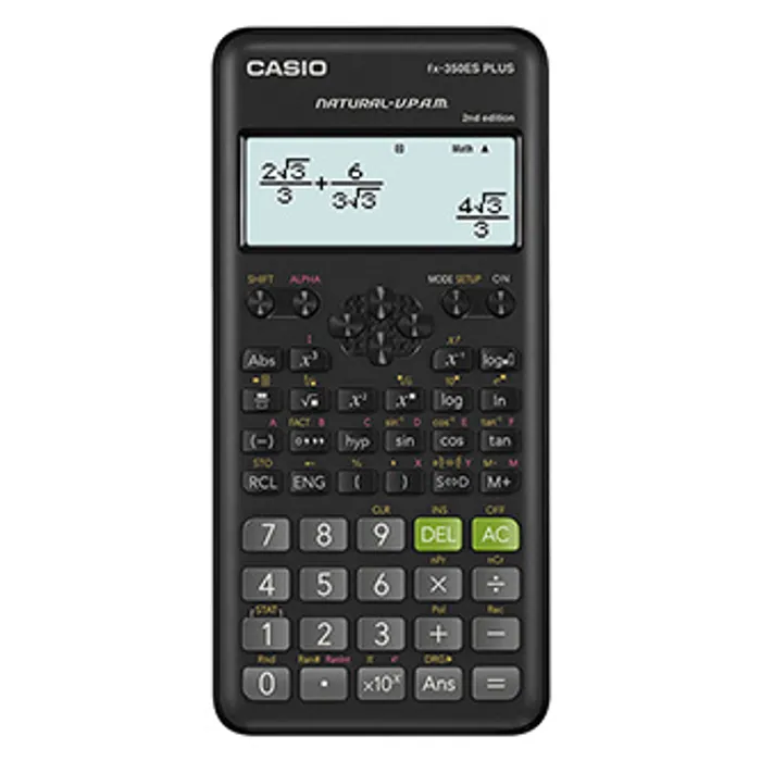 Termék főképe Casio Kalkulačka FX 350 ES PLUS 2E, černá, stolní