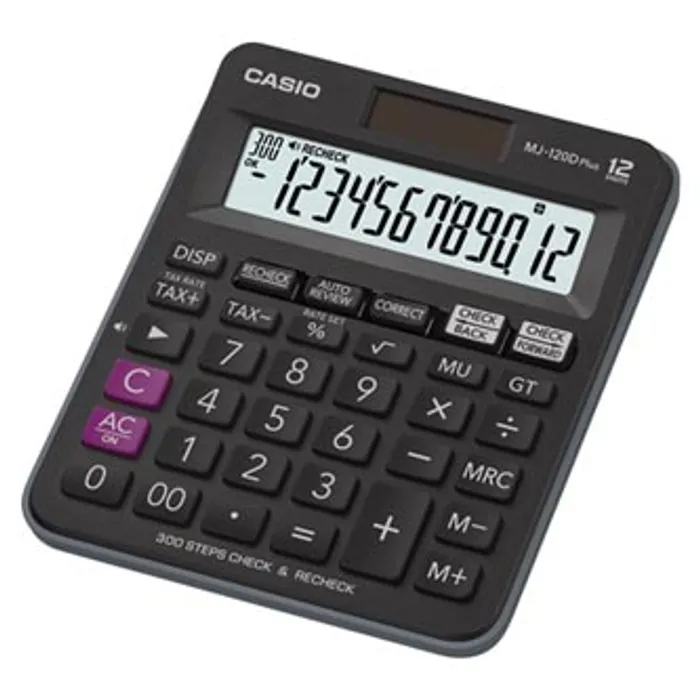 Termék főképe Casio Kalkulačka MJ 120 D PLUS, černá, stolní