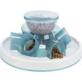 Cat Activity Tunnel Feeder - etető alagutakkal, körülbelül 28 × 14 cm
