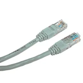 Cat.5e, RJ45 M-1m, árnyékolatlan, CCA, szürke, gazdaságos