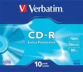 Következő termékkép CD-R 700MB, 80 perc, 52x, DL Extra Protection, Verbatim, vékony doboz, 10 db/cs.