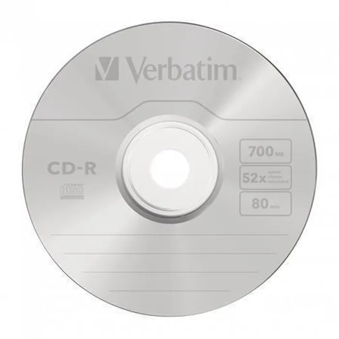 Termék főképe CD-R 700MB, 80min., 52x, DLP Crystal AZO, Verbatim, 50-cake