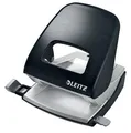 Teljesen fém asztali lyukasztó Leitz NeXXt Style 5006, szatén fekete