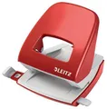 Teljesen fém asztali lyukasztó "NeXXt 5008 Wow", piros, 30 lapos, LEITZ