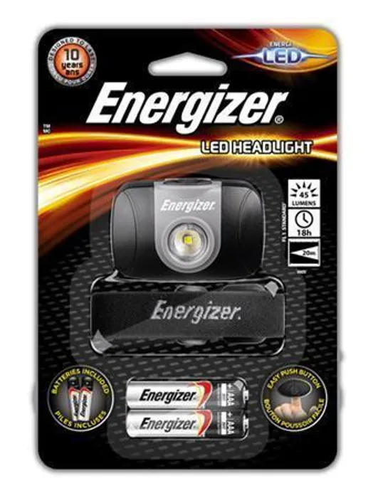 Termék főképe Čelovka "Headlight Led", 1 LED, 2xAAA, ENERGIZER