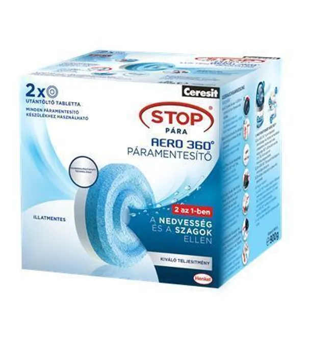 Termék főképe Ceresit Stop vlhkosti AERO 360° tablety, 2 x 450g, HENKEL