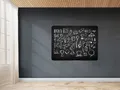 Következő termékkép Černá bezrámová magnetická tabule na křídy - Qboard 87 x 57 cm