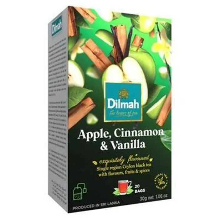 Termék főképe Černý čaj, 20x1,5g, DILMAH, jablko, skořice a vanilka
