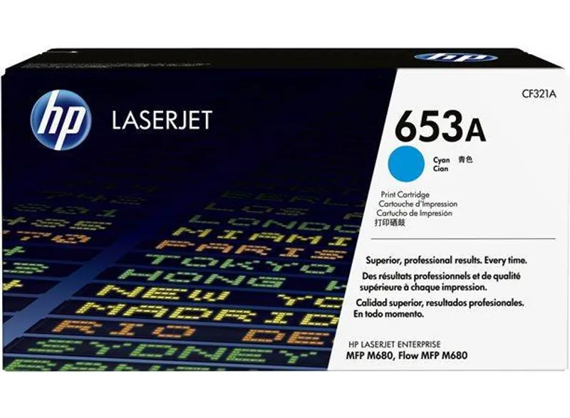 Termék főképe CF321A Toner pro ColorLaserJet Enterprise M680 tiskárnu, HP 653A cyan, 16,5k