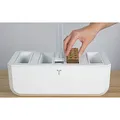 Chytrý květináč Potager Connect, bílý, s náplní 4ks, Infinity Grey, Véritable
