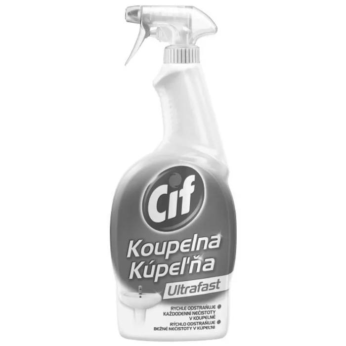 Termék főképe Cif Ultrafast Koupelna Čisticí prostředek na nečistoty v koupelně 750 ml rozprašovač