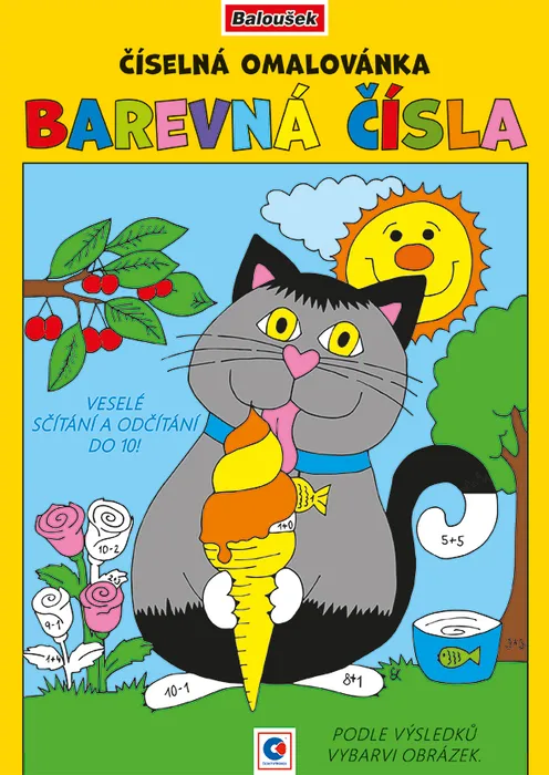 Termék főképe Číselná omalovánka - A4 - Barevná čísla