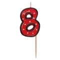 Számgyertya pálcika "8" 50mm [1 db]