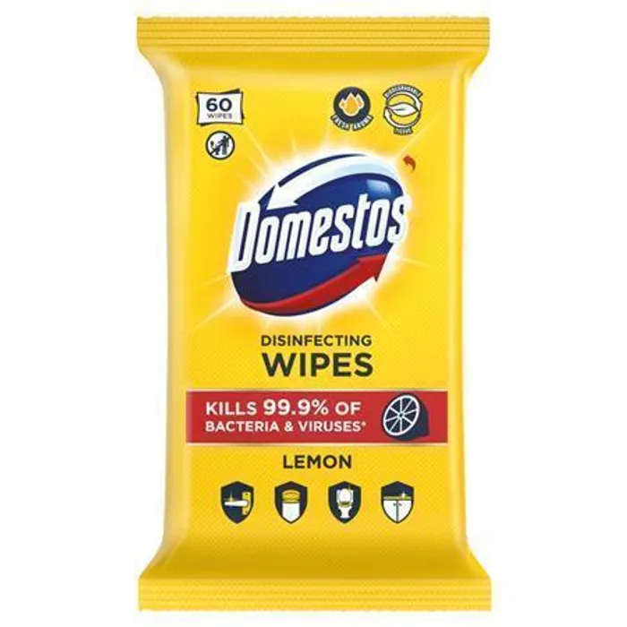 Termék főképe Čisticí ubrousky, citrón, 60ks, DOMESTOS