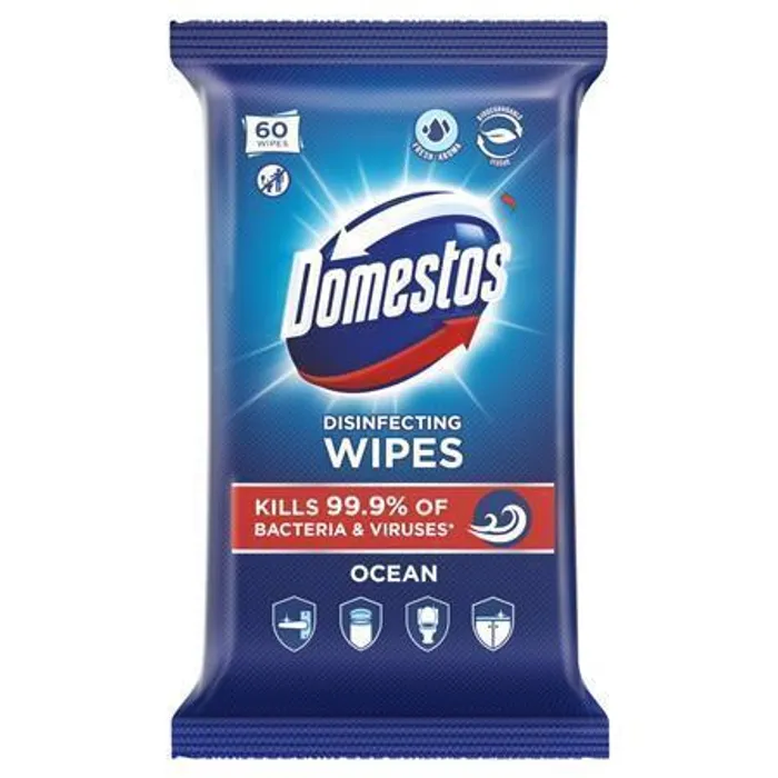 Termék főképe Čisticí ubrousky, oceán, 60ks, DOMESTOS