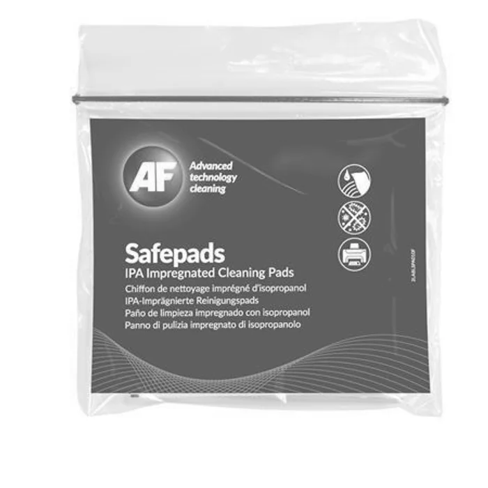 Termék főképe Čisticí ubrousky "Safepads", s izopropylalkoholem, větší velikost, 10 ks, AF