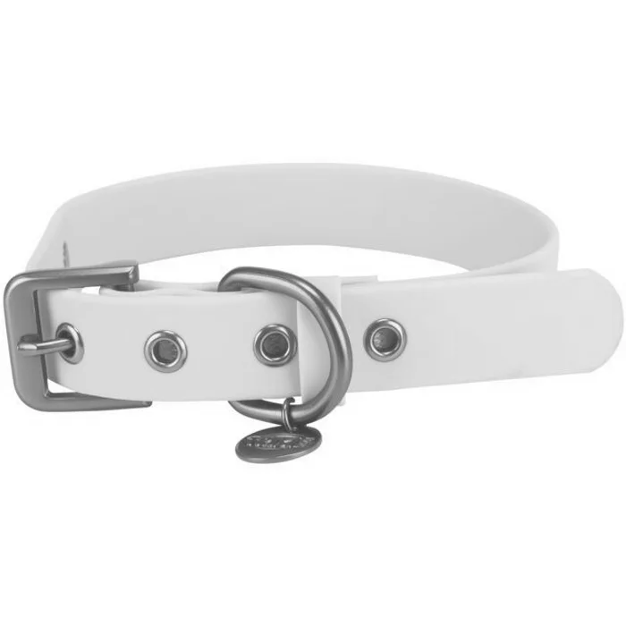 Termék főképe CityStyle odolný obojek potažený PVC, světlešedáL-XL: 50-57 cm/ 30 mm