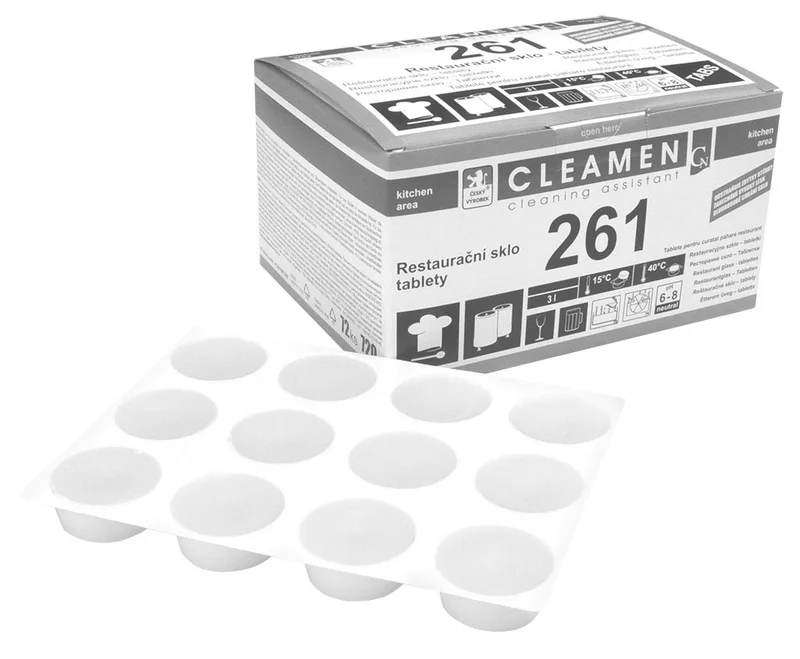 Termék főképe Cleamen 261 restaurační sklo tablety 720g