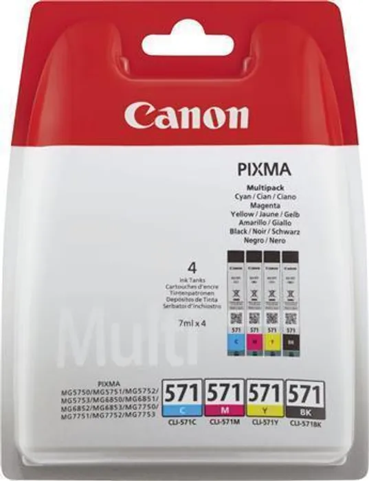 Termék főképe CLI-526KIT Inkjet cart. multipack pro Pixma MG 5700, 6800, 7700 tiskárny, CANON b+c+m+y, 4