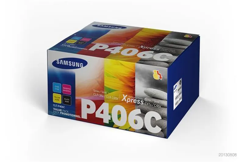 Termék főképe CLT-K406C Toner pro CLP 360, CLX 3305 tiskárny, SAMSUNG b+c+m+y, 1*1,5K+3*1 tisíc
