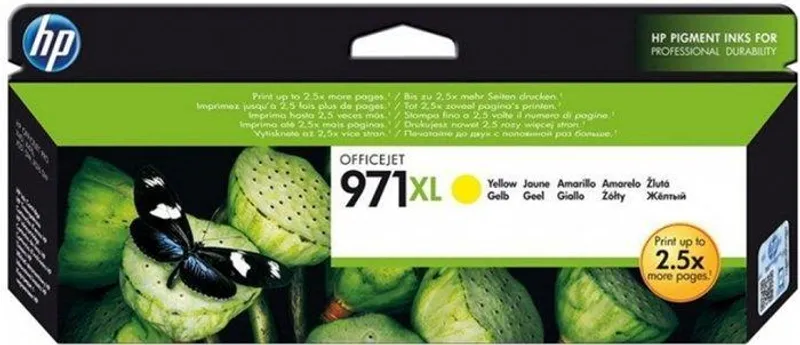 Termék főképe CN628AE Inkjet cart.pro "OfficeJet Pro X 451, 476, 551, 576" tiskárny, HP 971xl Žlutá 6,6k