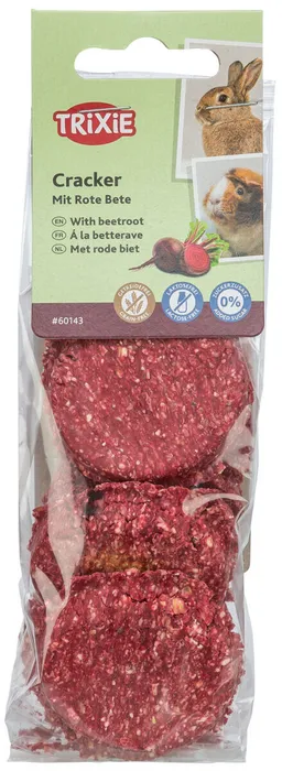 Termék főképe Cracker, sušenky pro hlodavce s červenou řepou, 4 cm / 150 g
