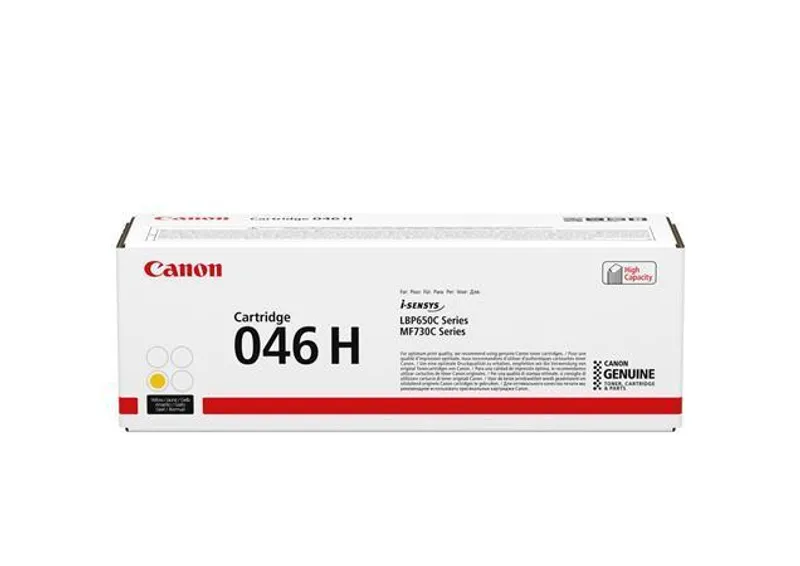 Termék főképe CRG-046HY toner do tiskárny LBP654, žlutá, velkokapacitní, 6,3 tis.stran, CANON