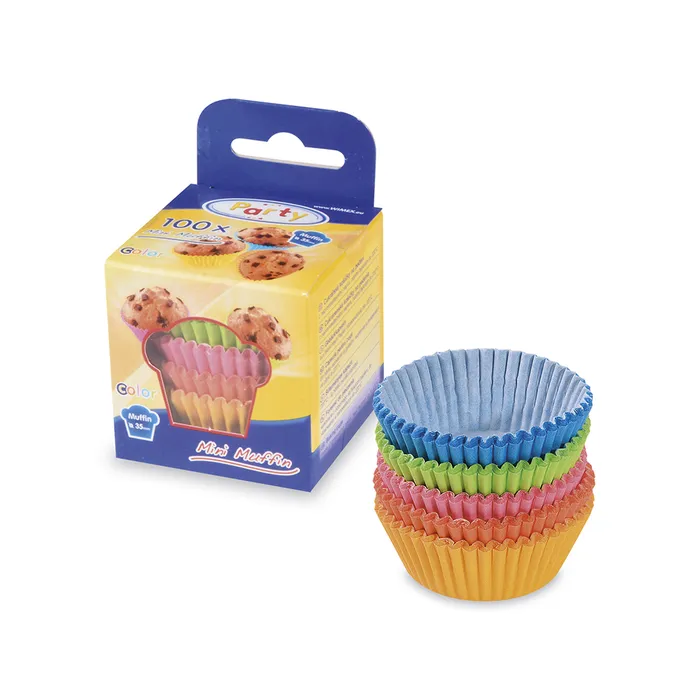 Termék főképe Cukrářské košíčky barevné mix průměr 35 x 20 mm [100 ks]