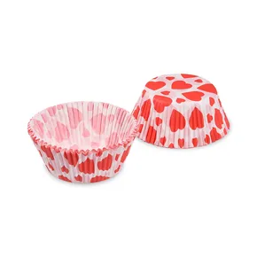 Muffin kapszli (PAP) Szívek átmérő 50 x 30 mm [40 db]