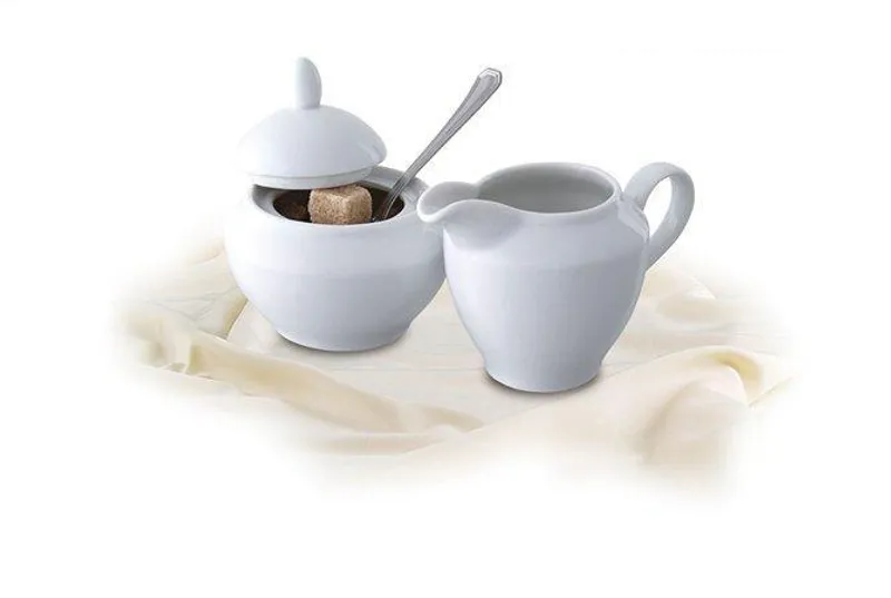 Termék főképe Cukřenka, porcelánová, 15 cl, ROTBERG, bílá s červeno-černým dekorem