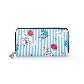 Női pénztárca MONY L Navy Flowers