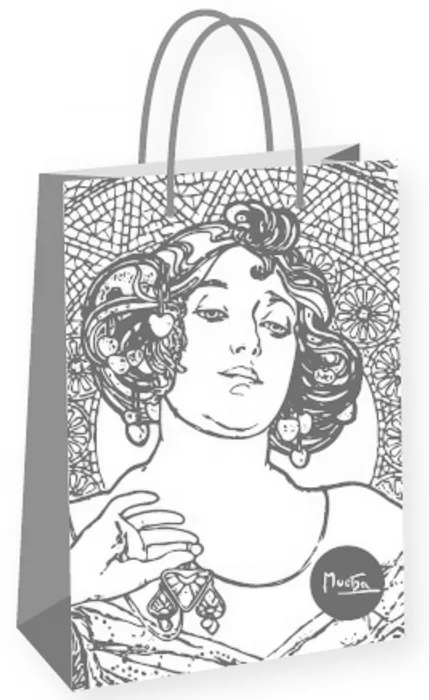 Termék főképe Dárková taška Alfons Mucha – Ruby, Fresh Collection, velká