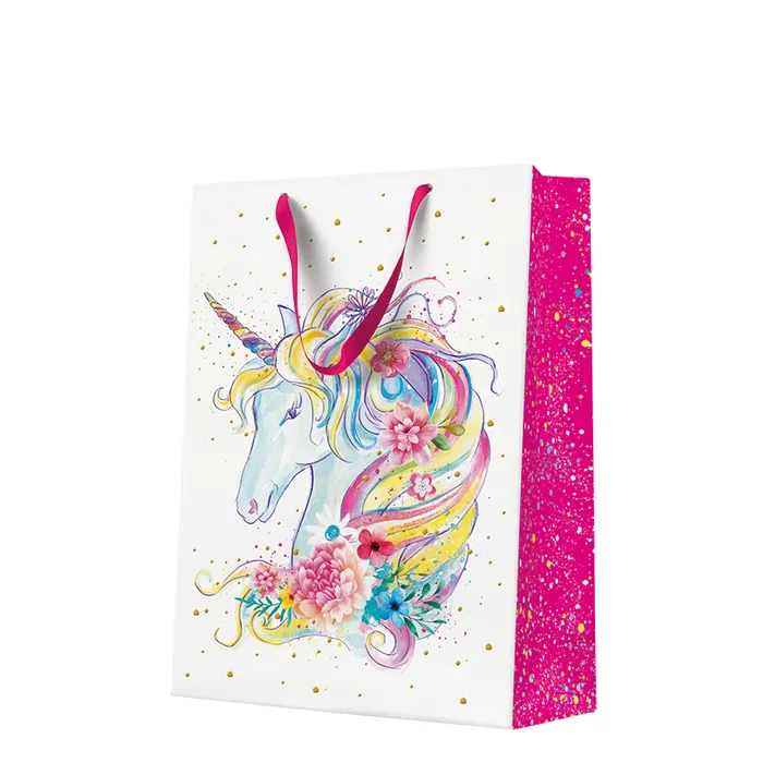 Termék főképe Dárková taška big - Unicorn Flower Head 30x12x41 cm