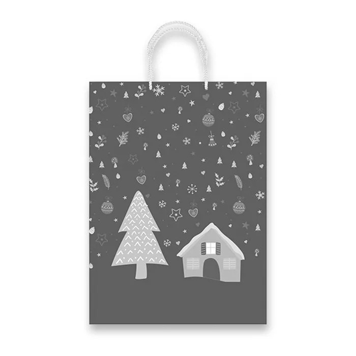 Termék főképe Dárková taška Christmas Snowfall různé rozměry 200 x 100 x 250 mm