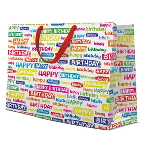 Ajándéktáska fekvő - Birthday Wishes 33,5x13x26,5 cm