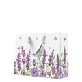 Ajándéktáska fekvő - LAVENDER BUTTERFLY 33,5x13x26,5 cm