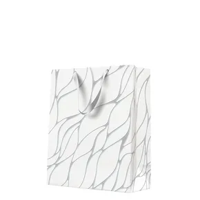 Ajándéktáska prémium nagy - Fluid Waves 26,5x13x33,5 cm