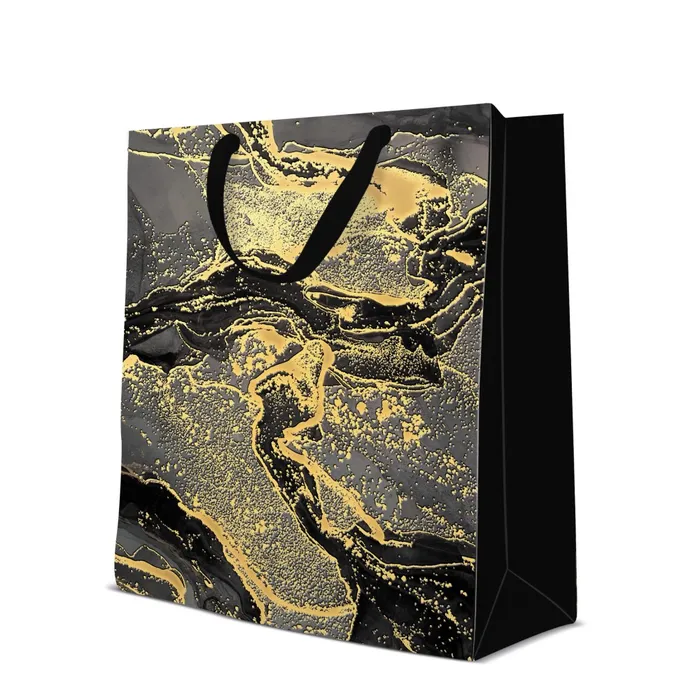 Termék főképe Dárková taška premium velká - Marble 26,5x13x33,5 cm