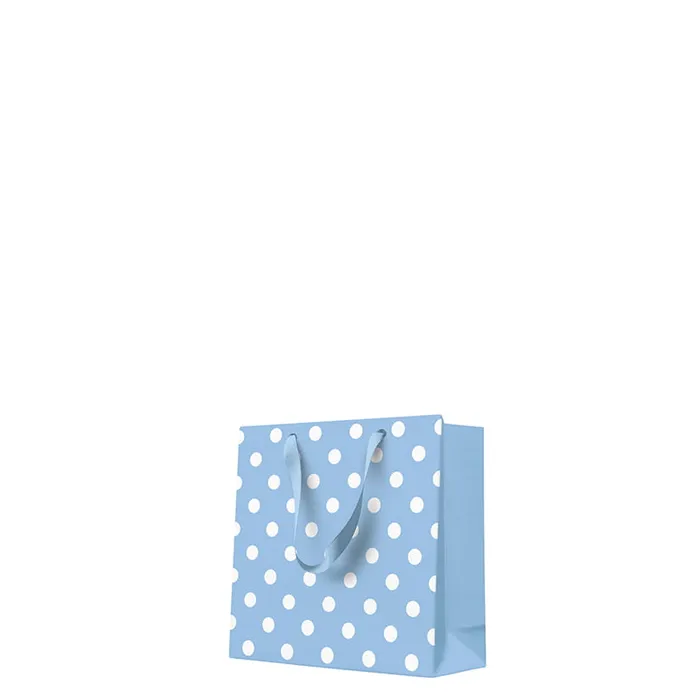Termék főképe Dárková taška střední - Dotsy Check blue 17x6x17 cm