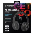 Defender FreeMotion B552, fejhallgató mikrofonnal, hangerőszabályzó, fekete, 2.0, 40 mm