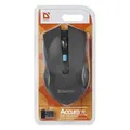 Defender Mouse Accura MM-275, 1600 DPI, 2,4 [GHz], optikai, 6 tl., 1 kerék, vezeték nélküli, fekete