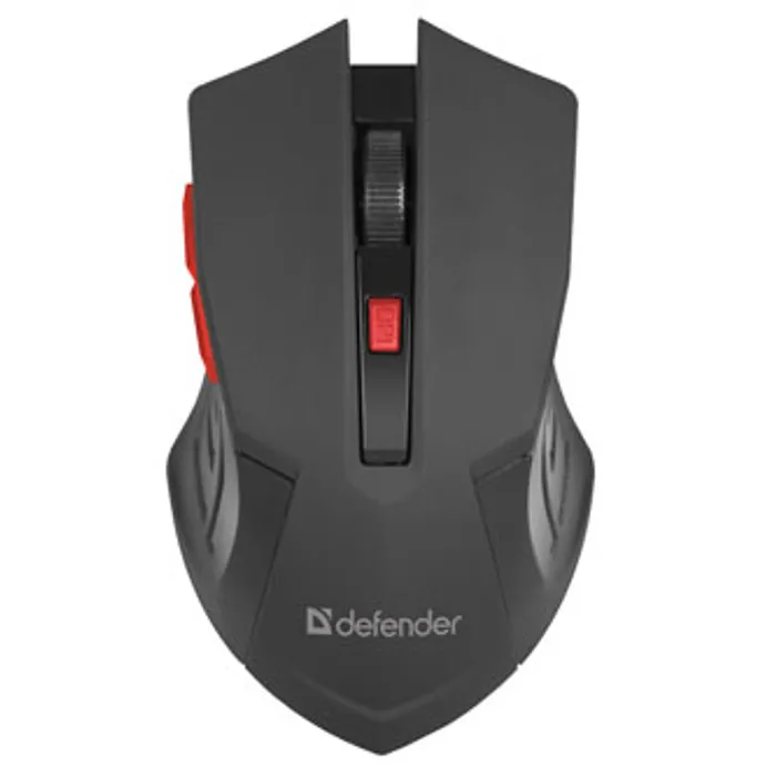 Termék főképe Defender Myš Accura MM-275, 1600DPI, optická, 6tl., 1 kolečko, bezdrátová, černá, 1 ks AA