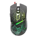 Defender Mouse Alfa GM-703L, 3200DPI, optikai, 6tl., 1 kerék, vezetékes USB, fekete, játék,